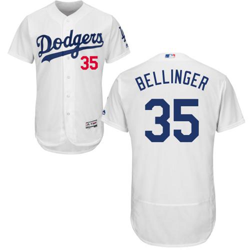 Dodgers #35 Cody Bellinger White Flexbase Authentic Collection Stitched MLB Jersey
